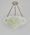 1930s Opalescent French Art Deco Pendant Light by Hettier Et Vincent & Hanots 1930 France For Sale - Image 5 of 15