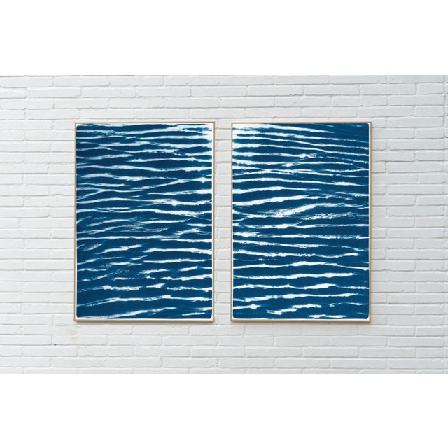 "Low Tide in Northern Waters" Original Cyanotype on Watercolor Paper by Kind of Cyan For Sale - Image 4 of 10