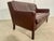 Wood Vintage Danish Dark Cognac Leather Two-Seater Sofa from Stouby, 1960s For Sale - Image 7 of 18