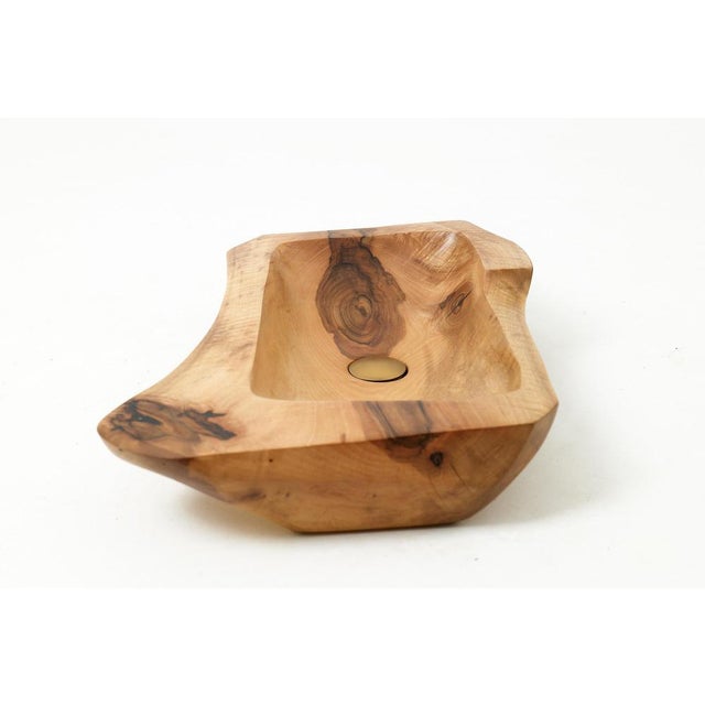 Live Edge Wood Bathroom Sink by Logniture For Sale - Image 6 of 18