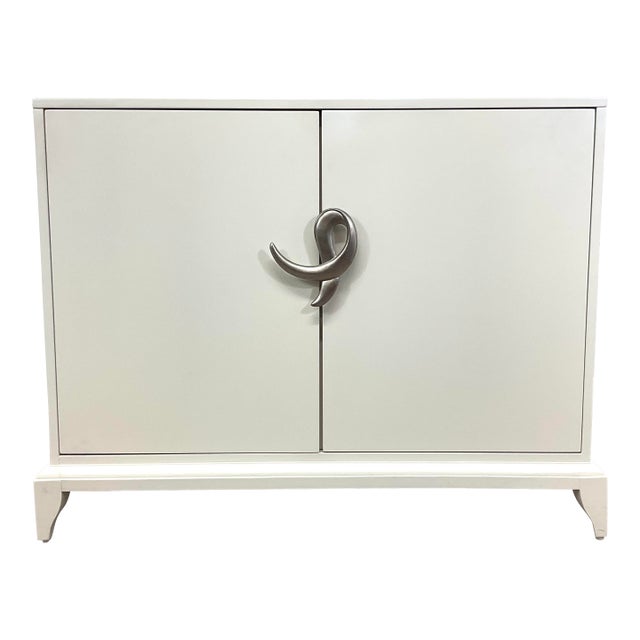 Hooker Furniture Modern White Unity Chest For Sale