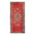 Galerie Shabab Collection Early 20th Century Handmade Turkish Oushak Gallery Rug in Red For Sale
