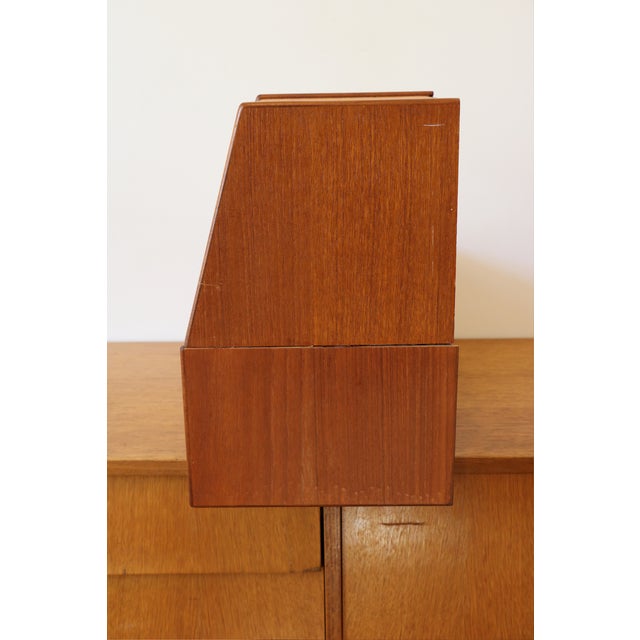 Wood Scandinavian Teak Wall-Mounted Shelf, 1960s For Sale - Image 7 of 12