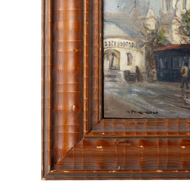 European School Artist, Paris-Montmartre, Oil Painting For Sale - Image 3 of 6
