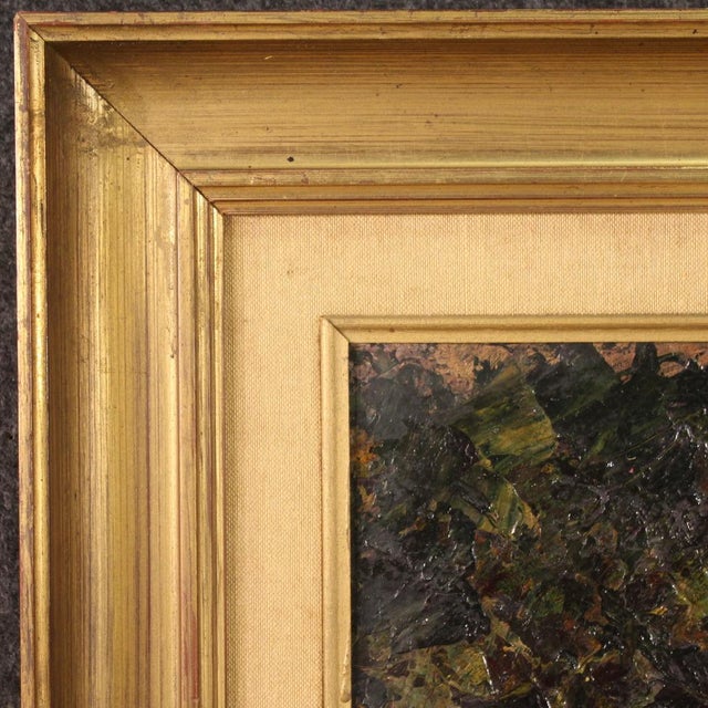 F. Rontini, Landscape, 1940s, Oil Painting For Sale - Image 4 of 16
