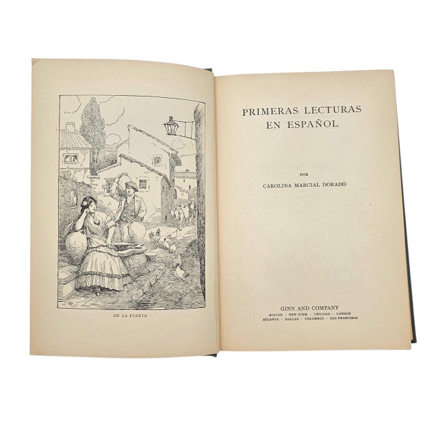 Paper “Primeras Lecturas en Español,” Carolina Marcial Dorado, 1920s Hardcover For Sale - Image 7 of 10