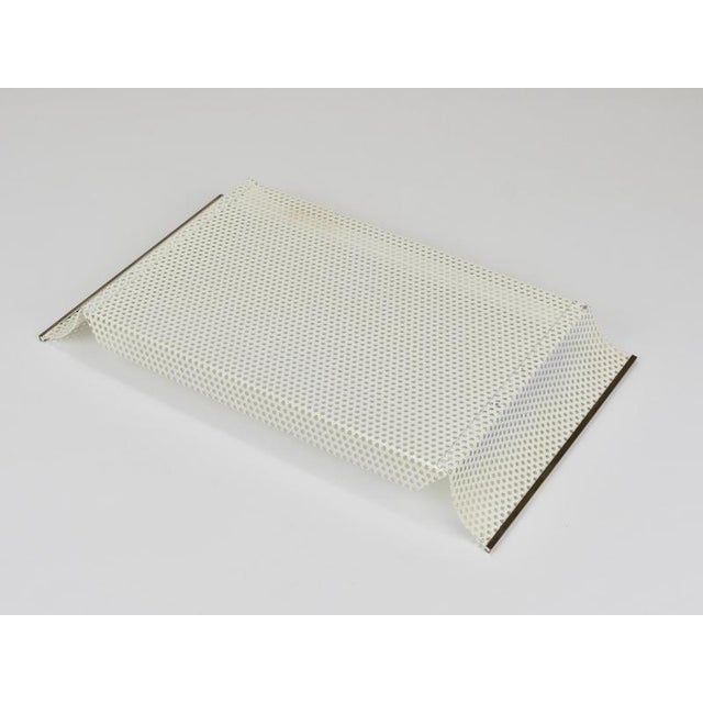 Brass and Perforated Metal Rigitulle Tray from Vereinigte Werkstätten, Germany, 1970s For Sale - Image 18 of 18