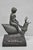 Metal Vintage Mythical Bronze Cherub Riding Snail Sculpture Figure Attr to Maitland Smith For Sale - Image 7 of 18