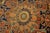 Fantastic Red, Blue and Ivory Color With Medallion Antique Serapi Rug For Sale - Image 12 of 12