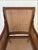 Wood Set of Antique Edwardian Mahogany Library Bergere Chairs, 1900 For Sale - Image 7 of 15