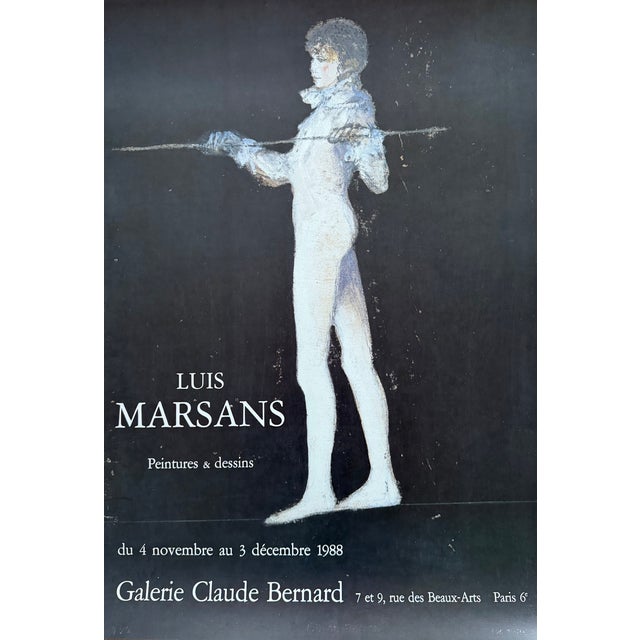 Exhibition Poster from Luis Marsans, France, 1988 For Sale - Image 9 of 9
