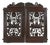 Carved Wooden Gate by Bottega Lombarda, 18th Century For Sale