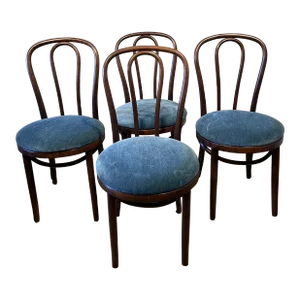Vintage Bentwood Bistro Chairs- Set of 4