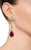 45 Carat Ruby Drop and Diamond Hanging/Chandelier Earrings 14 Karat Yellow Gold For Sale In New York - Image 6 of 18