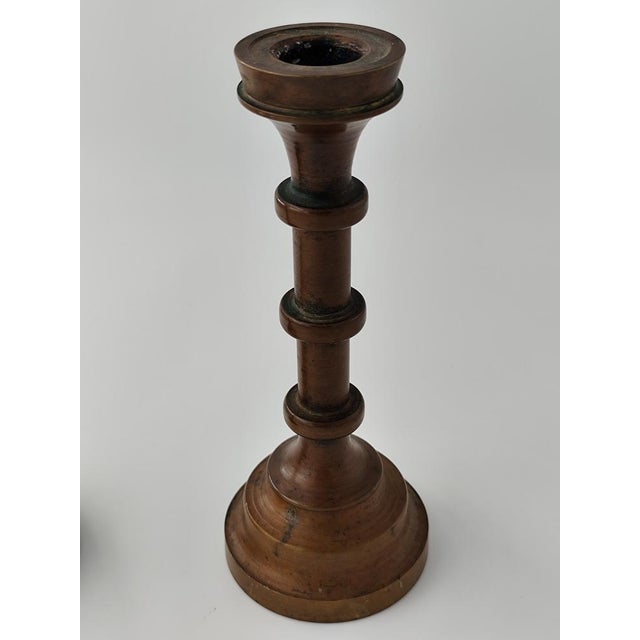 Biedermeier Style Disc Candleholders, 1930s, Set of 2 For Sale - Image 4 of 10