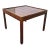 Mid Century Square Rosewood Coffee Table For Sale