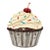 Vintage Boston Warehouse Cupcake Kitchen Timer | Cherry & Sprinkles | Retro For Sale