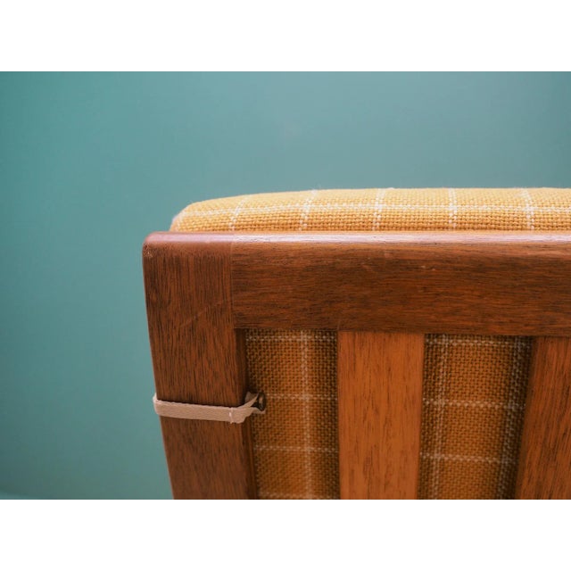 Danish Yellow Armchair from Børge Mogensen, 1970s For Sale - Image 11 of 16