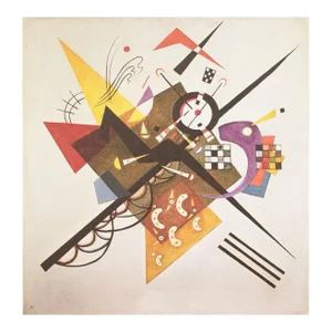 C. 1980s After Wassily Kandinsky "On White I I", German Edition Full-Color Print