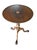 Early 19th Century Antique George III Mahogany Tilt-Top Tea Table With Satinwood Inlay & Ball-and-Claw Feet | Birdcage Tripod Base For Sale - Image 5 of 13