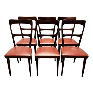 Mahogany Chairs, 1960s, Set of 6 For Sale
