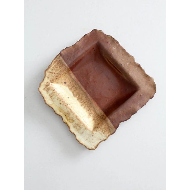 Late 20th Century Vintage Studio Pottery Plate For Sale - Image 5 of 9