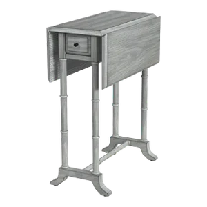 Darrow Drop-Leaf Side Table, Gray