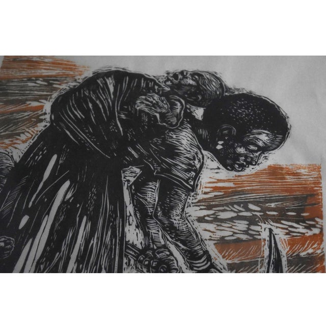 Carlos Llerena Aguirre - Woodcut #3/40 Wall Art For Sale - Image 4 of 4