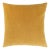 Scalamandre 22" x 22" Tudor Velvet Pillow in Brass For Sale