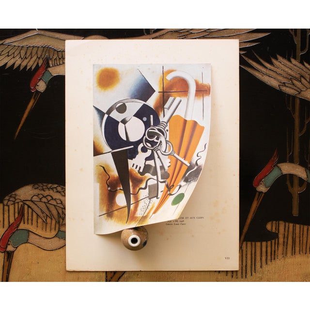Fernand Léger 1948 After Fernand Léger "Composition With Umbrella and Keys", First Edition Offset Lithograph For Sale - Image 4 of 7