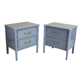 Vintage Palm Beach Style Nightstands - A Pair For Sale
