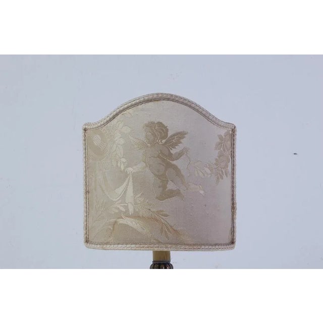 Antique Dolphin Table Lamp with Silver Base, 1890s For Sale - Image 6 of 10