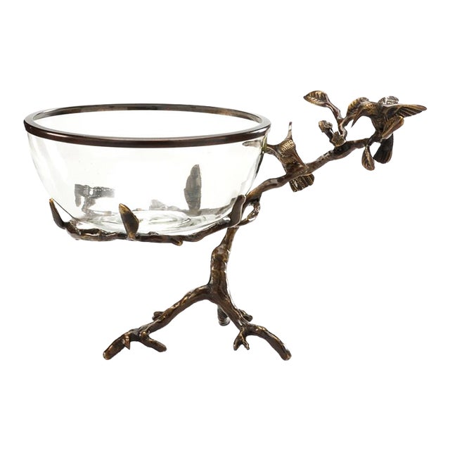 Wildwood Hummingbirds On Branch Bowl For Sale
