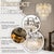 Mid-Century Modern Aloadecor 23'' Mid Century Modern Flower Glass Chandelier in Aged Bronze Elegant Vintage Glam Tiered Pendant Light For Sale - Image 3 of 7