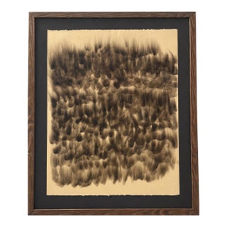 Angelo Monserat “Austerity Policies 5,” Smoke on Paper, Circa 2014 For Sale