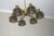 Large Brass and Glass Chandelier from Hans-Agne Jakobsson, Sweden, 1960s For Sale - Image 9 of 11