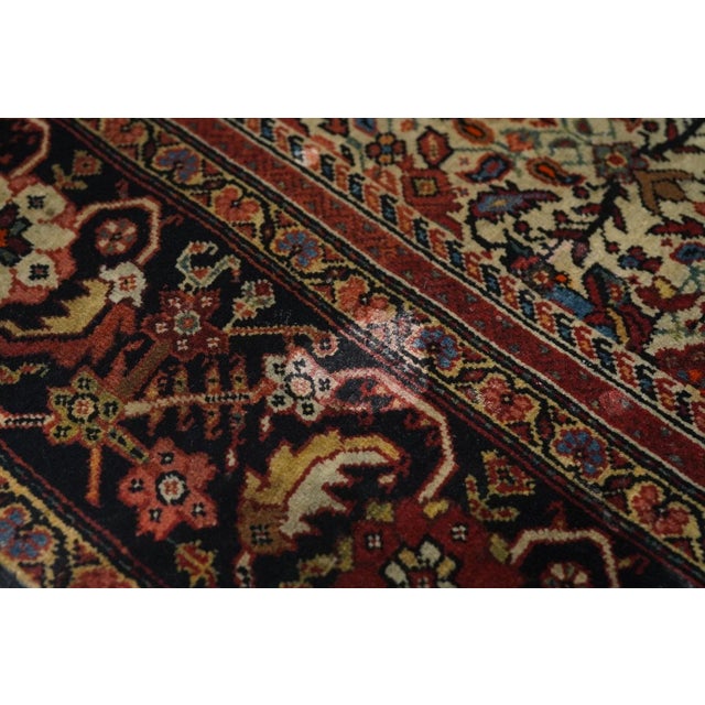 Late 18th Century Late 18th Century Antique Sarouk Rug 4'2'' x 6'9'' For Sale - Image 5 of 10