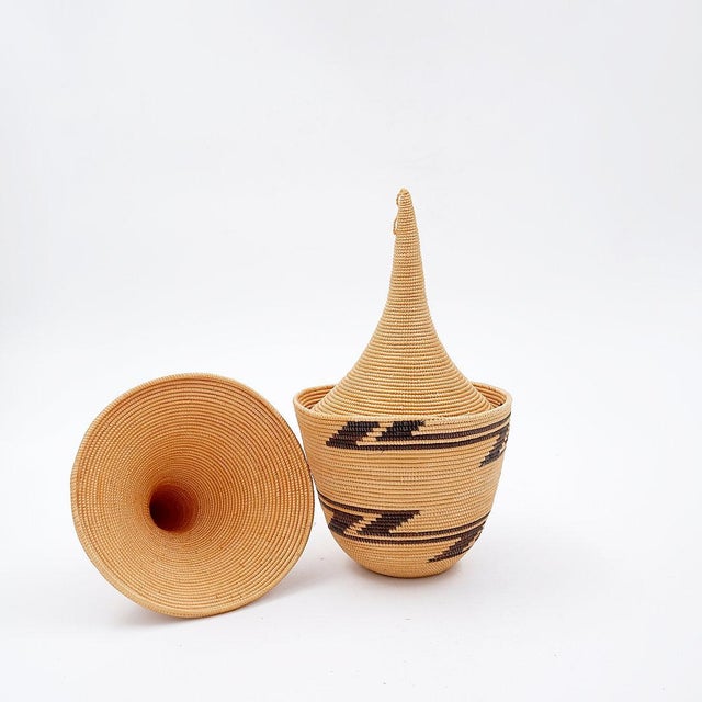 Nesting Tutsi Baskets, Set of 5 For Sale - Image 9 of 11