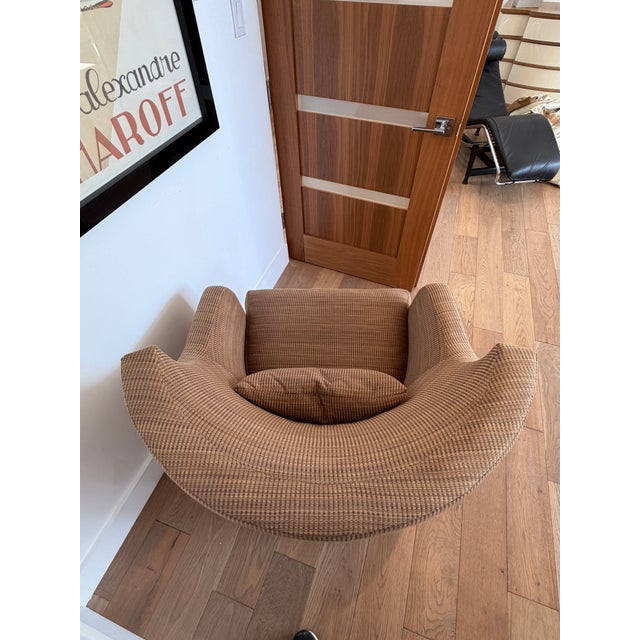 Wood Barrel ChairFrom Jj Custom Upholstery For Sale - Image 7 of 7