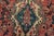 Textile Malayer Runner 3’10” X 9’2” Red Wool Semi-Antique Traditional Hand-Knotted Rug For Sale - Image 7 of 14