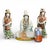 Japanese Kutani Porcelain Buddhist Triad of Kannon, 1800s For Sale - Image 12 of 13