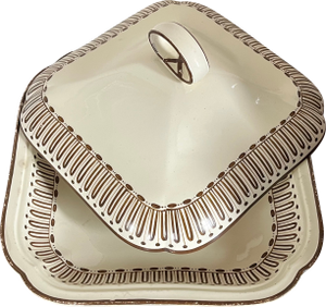 Antique Late 18th Century English George III Wedgwood Creamware Entree or Vegetable Dish in the Etruscan Pattern Circa 1790 - 1800