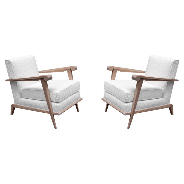 A Pair of Contemporary French Modernist Style Armchairs For Sale In New York - Image 6 of 18
