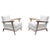 A Pair of Contemporary French Modernist Style Armchairs For Sale In New York - Image 6 of 18