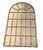 2000 - 2009 Set of Four Vintage White-Washed Iron Arched Window-Style Wall Mirrors For Sale - Image 5 of 12