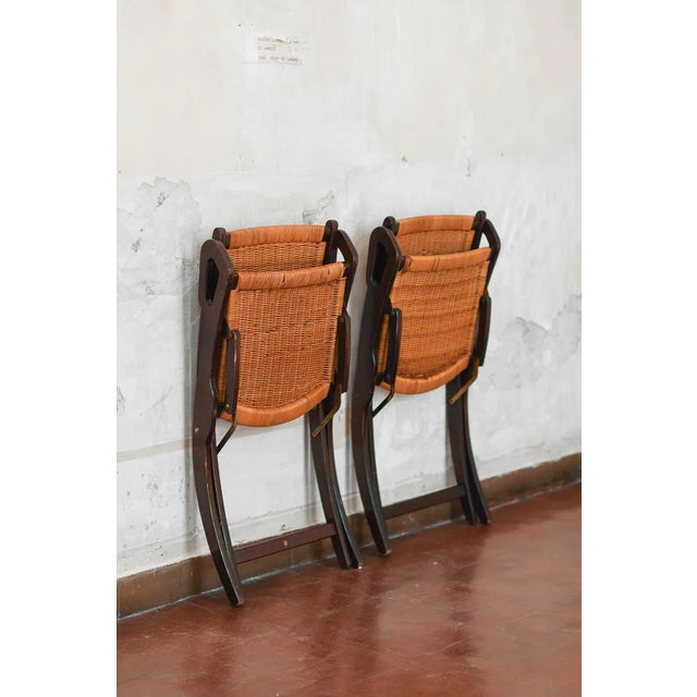 Set of Mod. Ninfea Folding Armchairs by Gio Ponti for Fratelli Reguitti, 1950s For Sale - Image 10 of 11