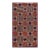 Beautiful Multicolored With Great Geometric Shapes Desings Antique American Hooked Rug. For Sale
