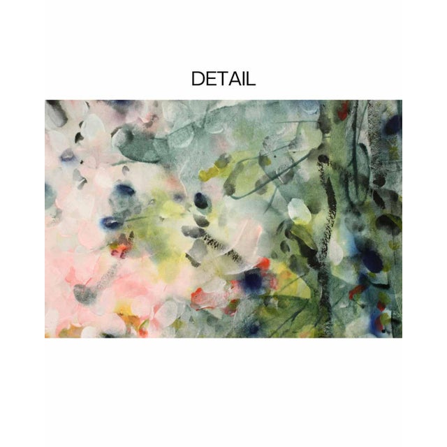Contemporary "July Always Said Hello on Our Evening Stroll" Original Abstract Contemporary Painting by Mel Rea For Sale - Image 3 of 5