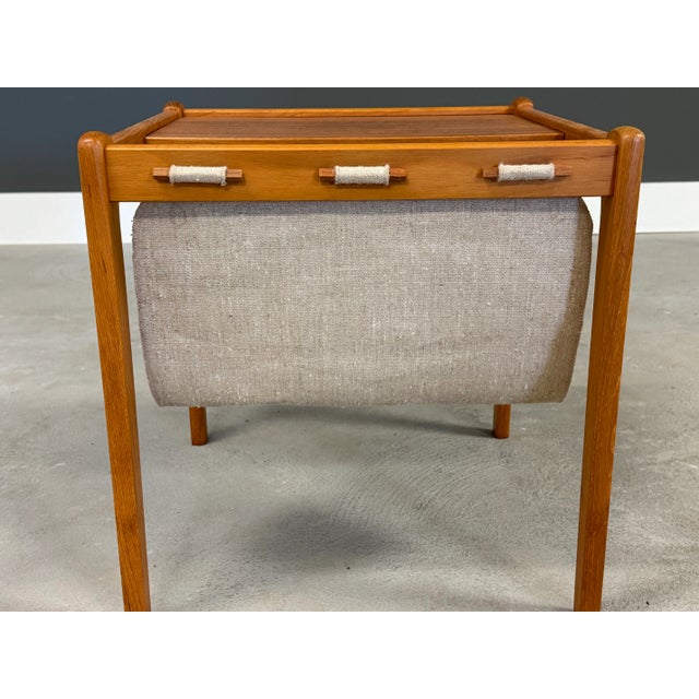 Mid 20th Century Mid 20th Century Danish Modern Teak Magazine Rack by BRDR Furbo For Sale - Image 5 of 6