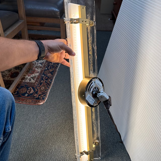 Rejuvenation Willamette Led Sconce, Aged Brass For Sale - Image 9 of 12